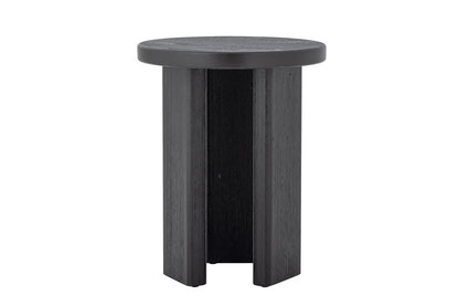 Beistelltisch Arno – Grafisches Design in Schwarz