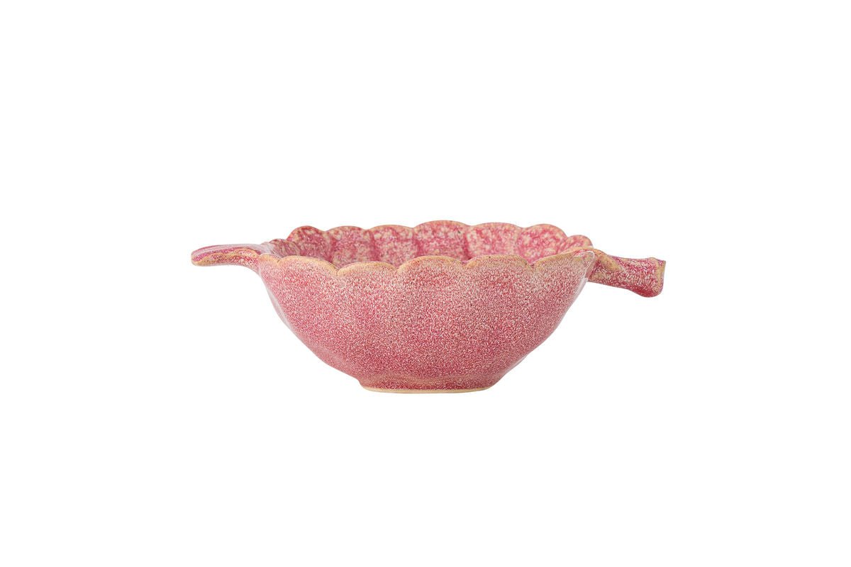 Luxusbetten24 Havrin Schale aus Steingut, Rose