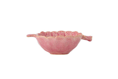 Luxusbetten24 Havrin Schale aus Steingut, Rose