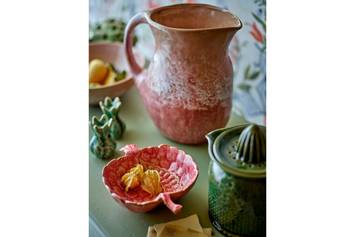 Luxusbetten24 Havrin Schale aus Steingut, Rose