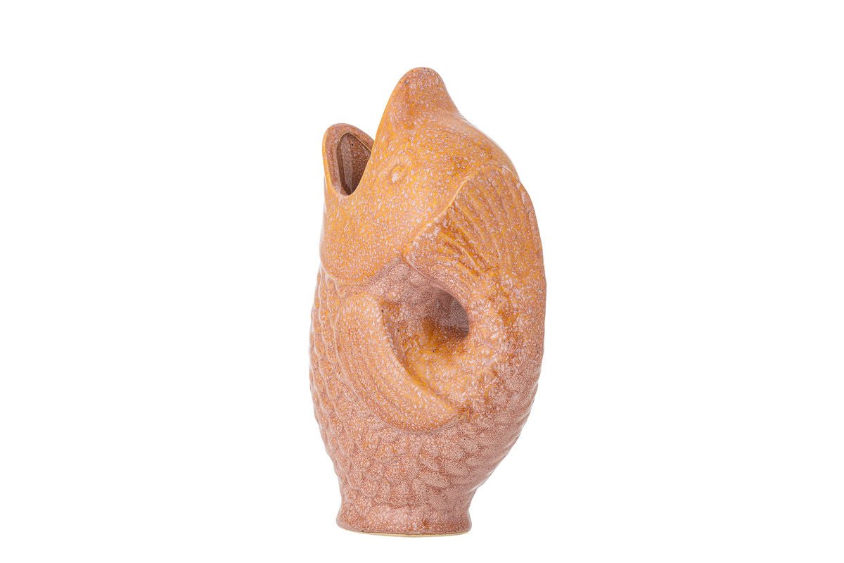 Luxusbetten24 Nerio Vase Braunes Steingut Braun