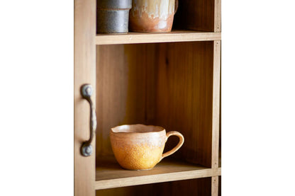 Solin Gelbe Steingut‑Tasse – Handgefertigt, Gelb, 300 ml