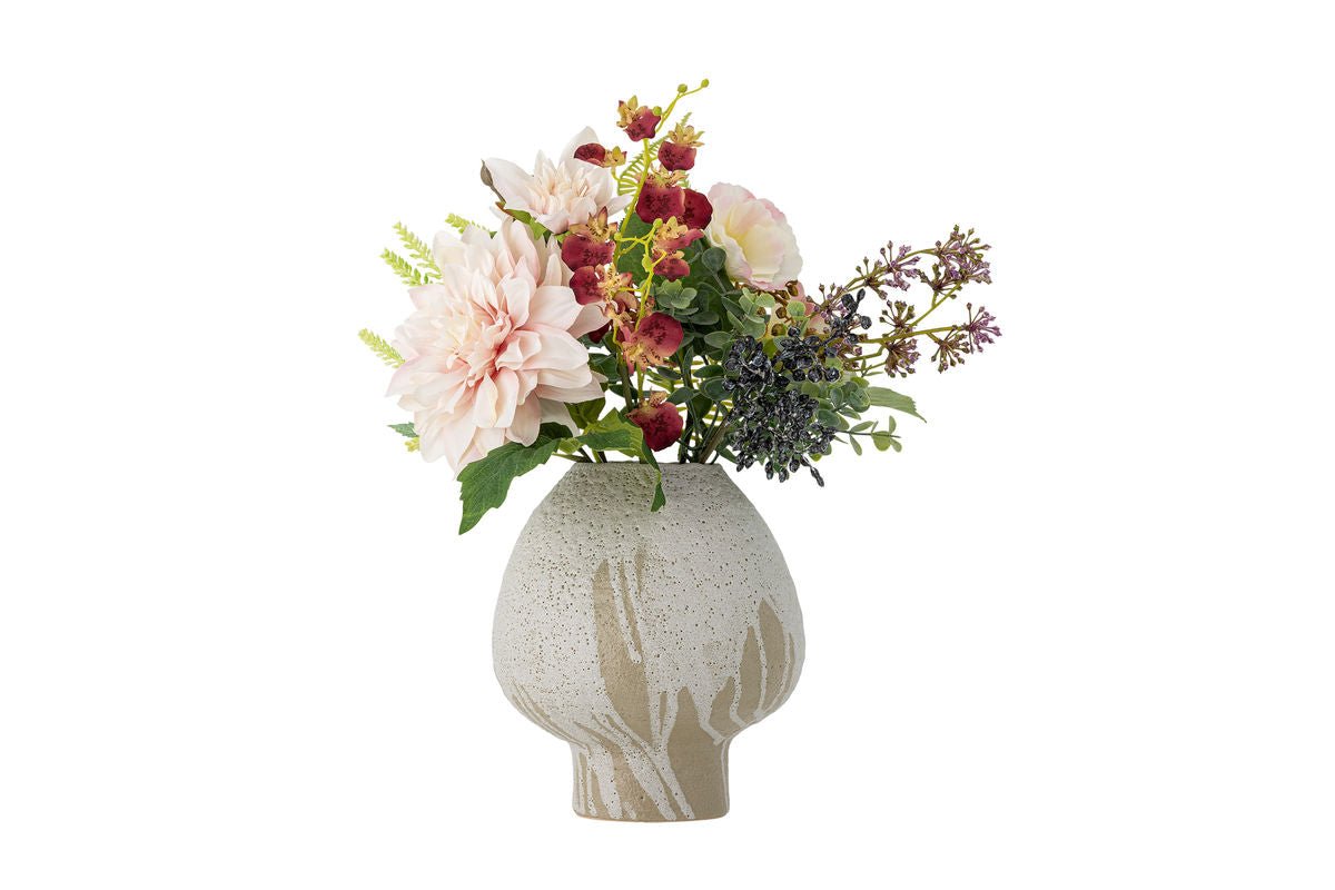 Luxusbetten24 Selene Künstlicher Blumenstrauß Roséfarbene Dekor Accessoire Raum