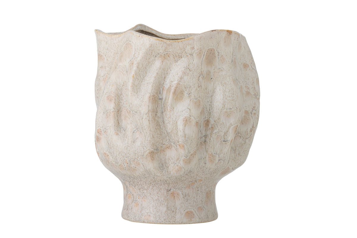 Vase „Elvane“ – Weißes Steingut