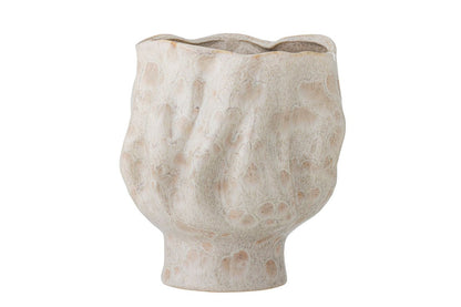 Vase „Elvane“ – Weißes Steingut