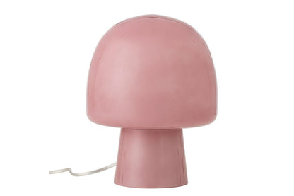 Tischlampe Nysa Moderne Glasleuchte Pilzform Blau Wohnzimmer Dekor