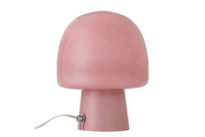 Tischlampe Nysa Moderne Glasleuchte Pilzform Blau Wohnzimmer Dekor