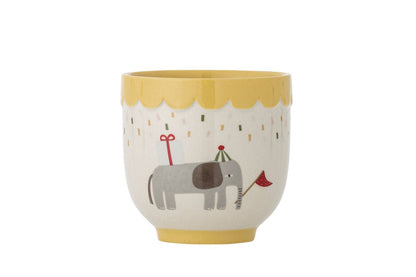 Suma Tasse aus Steingut, Klassische Gelbe Ausführung