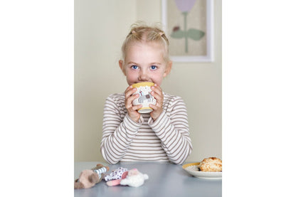 Suma Tasse aus Steingut, Klassische Gelbe Ausführung