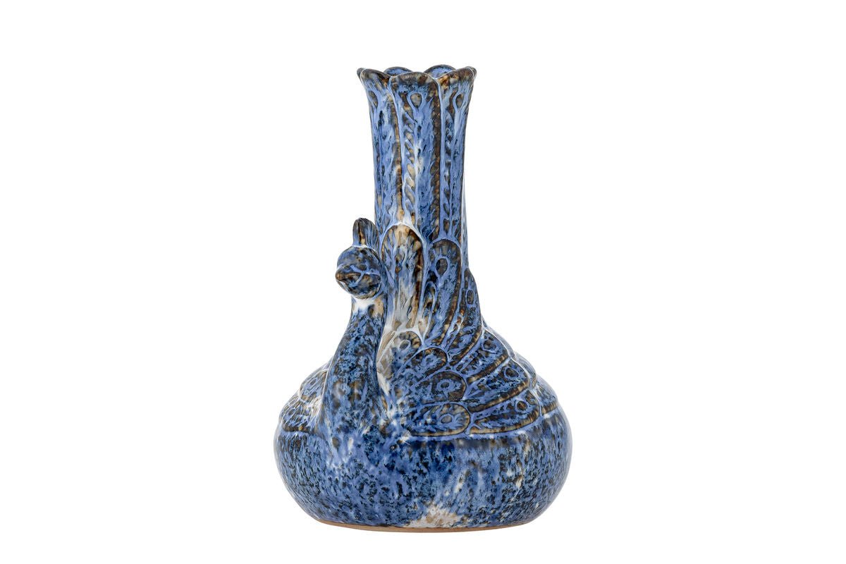 Vase Birdie aus Steingut