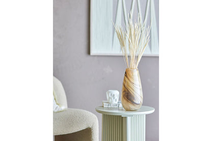Vase „Ruhan“ – Braunes Glas