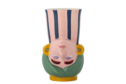 Vase „Wonda“ – skulpturales Steingut