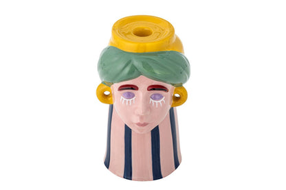 Vase „Wonda“ – skulpturales Steingut