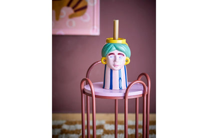 Vase „Wonda“ – skulpturales Steingut