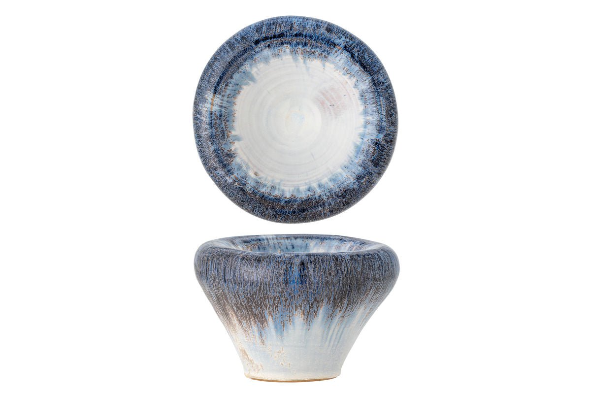 Schale Mireya – Blaues Steingut