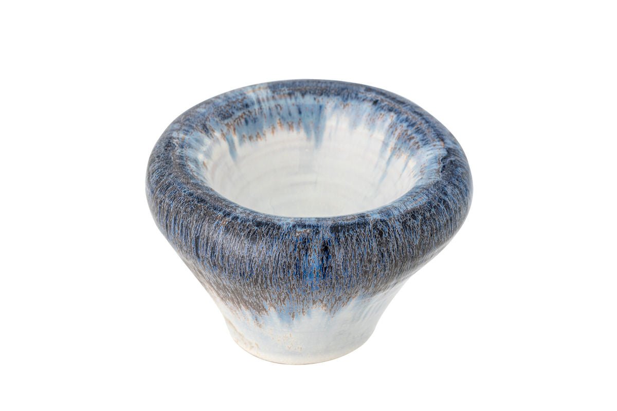Schale Mireya – Blaues Steingut