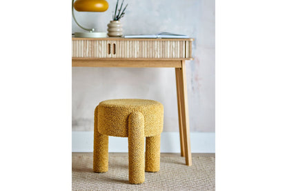 Beistellhocker Bini – Dekorativer Hocker in Gelb