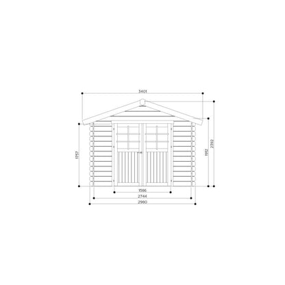 Abri Jardin Bois Solid S8307 MKR00002704140