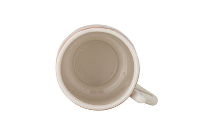 Becher-Set Aldra – Katzenmotiv aus Steingut (4‑teilig)