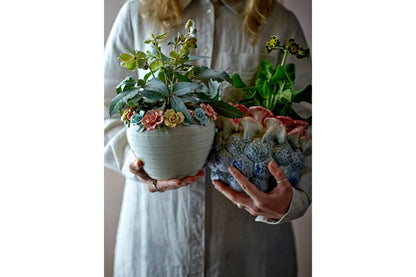 Blumentopf „Florena“ – Buntes Steingut