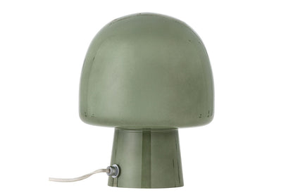 Tischlampe Nysa Moderne Glasleuchte Pilzform Blau Wohnzimmer Dekor