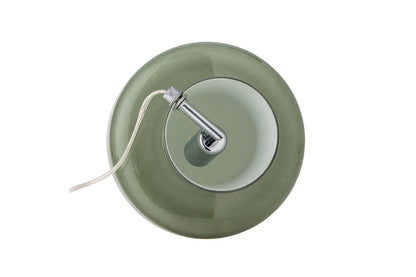 Tischlampe Nysa Moderne Glasleuchte Pilzform Blau Wohnzimmer Dekor