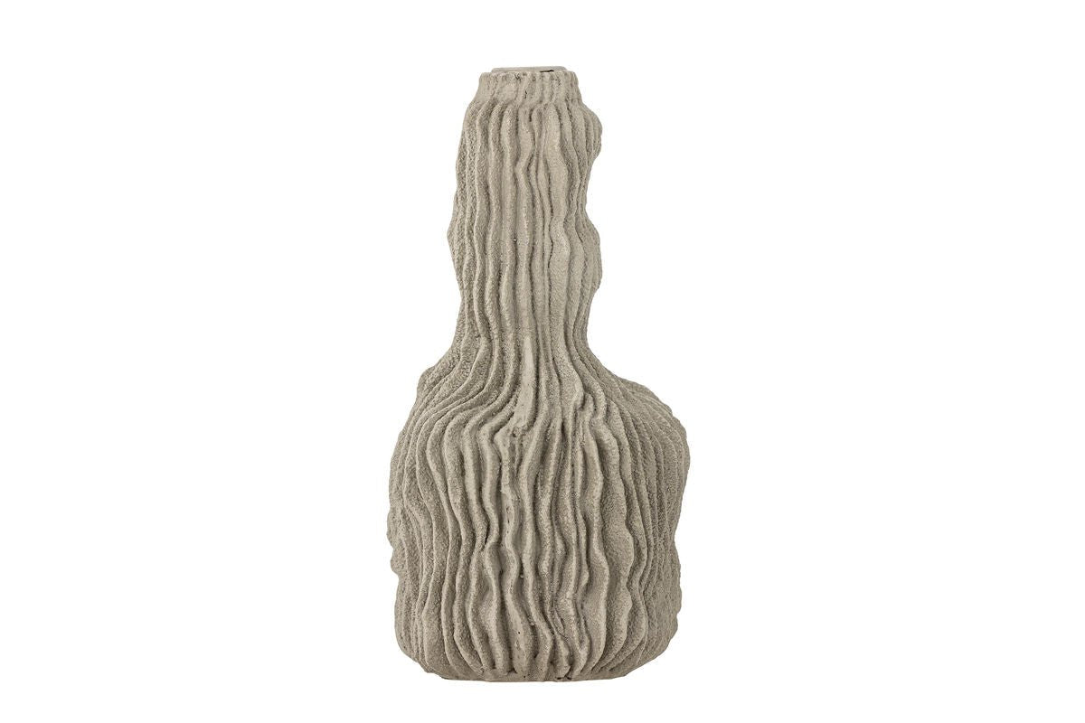 Kerzenhalter Nora Graues Polyresin Grau
