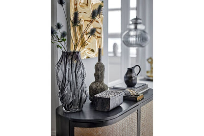 Kerzenhalter Nora Graues Polyresin Grau