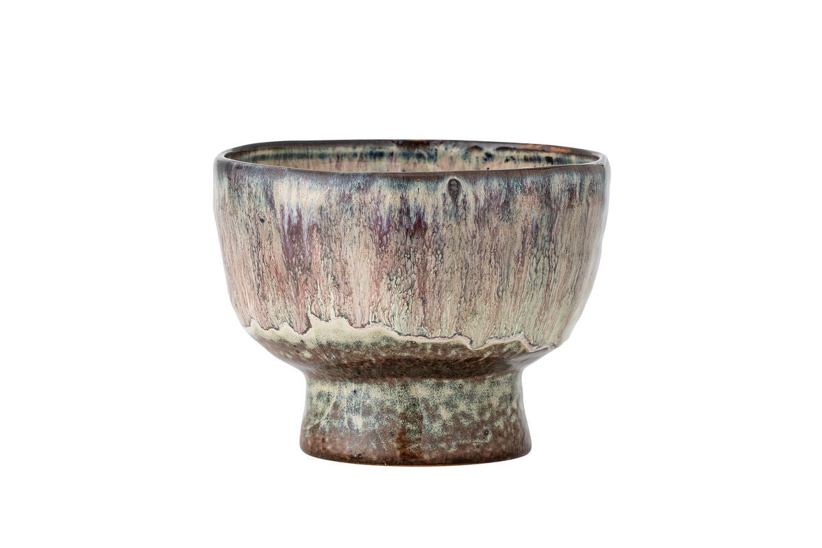 Luxusbetten24 Nerila Blumentopf – Blaues Steingut