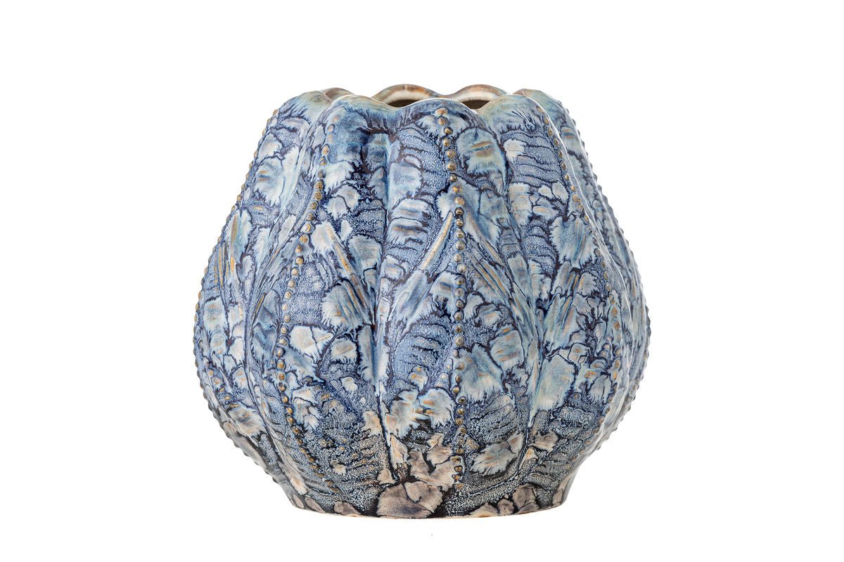 Vase „Marlen“ – Steingut mit reaktiver Glasur
