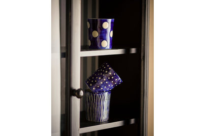 Norell Becher-Set Blau Steingut 3-Teilig Set