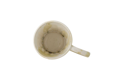 Luxusbetten24 Verdo Premium Becher-Set aus Grünem Steingut 4-teilig