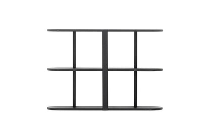 Regal Sombra – Skulpturales Design in Schwarz