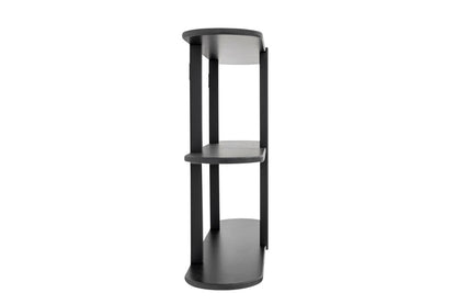 Regal Sombra – Skulpturales Design in Schwarz
