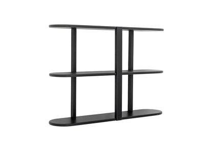 Regal Sombra – Skulpturales Design in Schwarz