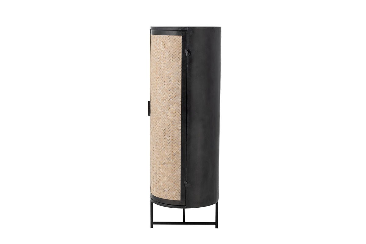 Luxusbetten24 Elvara Kommode – Metallrahmen mit Wiener Geflecht, Naturton
