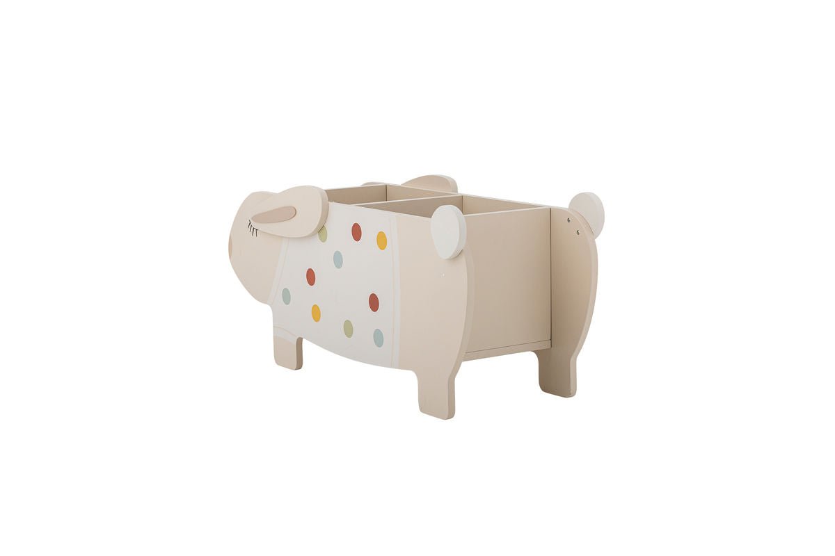 Luxusbetten24 Leona Kinder Regal Fächer & Stauraum aus FSC-Holz Weiß