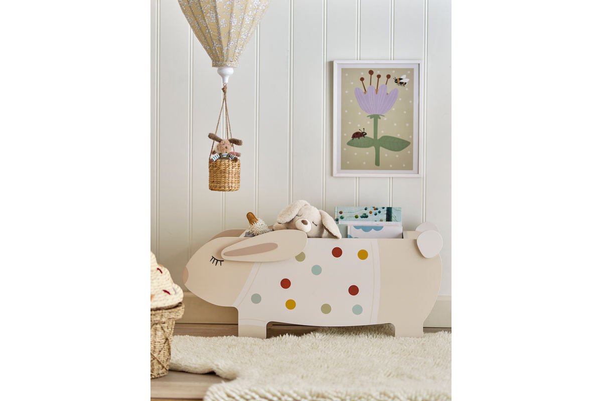Luxusbetten24 Leona Kinder Regal Fächer & Stauraum aus FSC-Holz Weiß