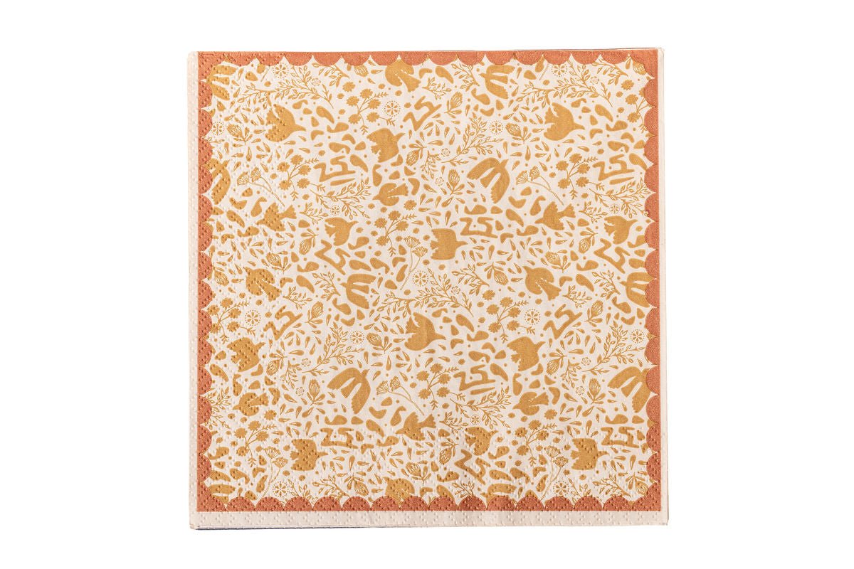 Viva Papierserviette Bunt 33×33 cm 20 Stück Grafisches Design