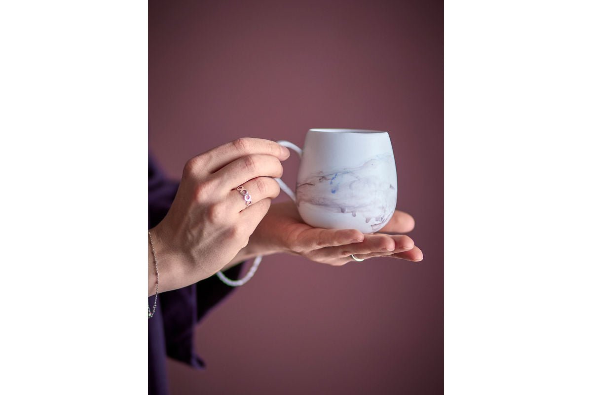Arvona Tassen‑Set Braun Steingut 4‑Teilig Für Kaffee Im Set