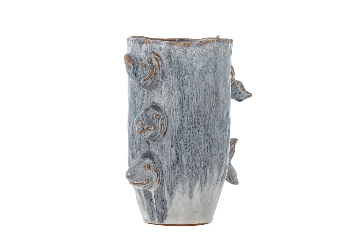 Vase „3 Fishes“ – aus Steingut