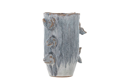 Vase „3 Fishes“ – aus Steingut