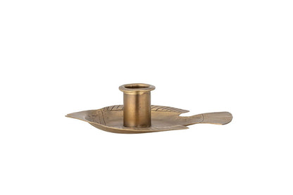 Luxusbetten24 Kerzenhalter „Pisaro“ – Metall in Goldoptik