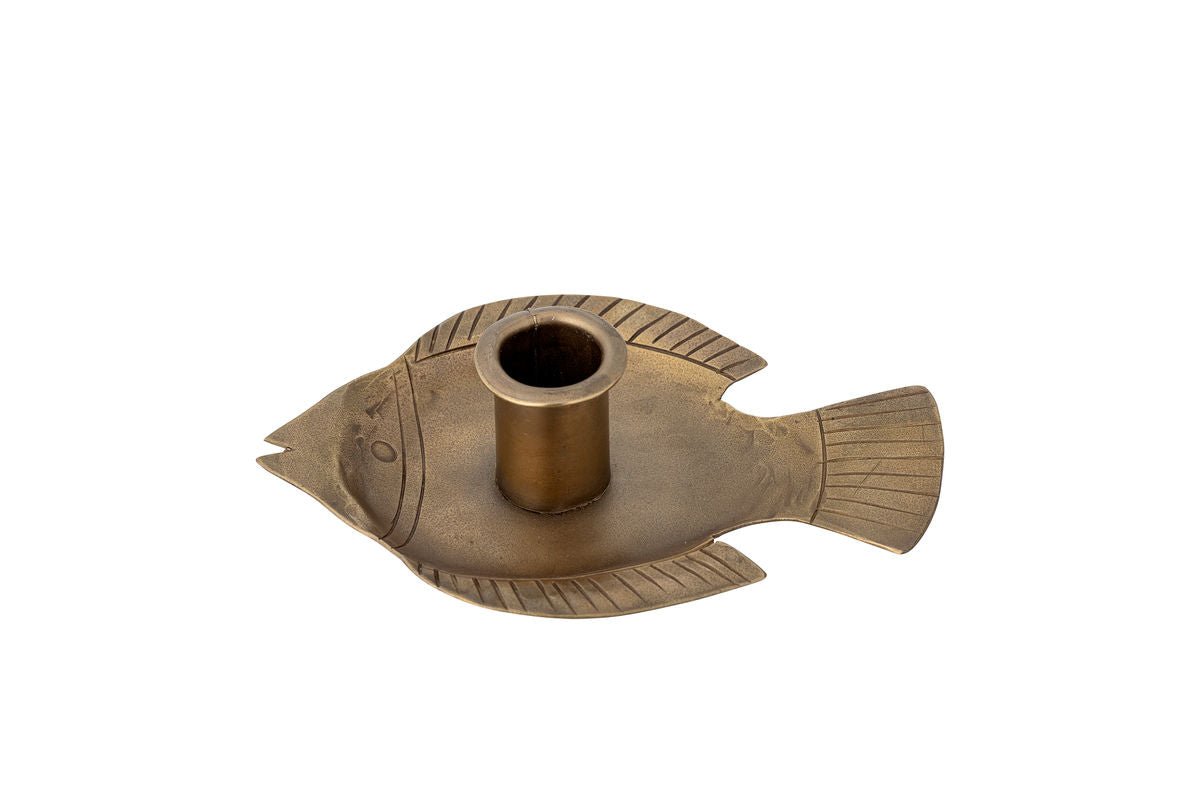 Luxusbetten24 Kerzenhalter „Pisaro“ – Metall in Goldoptik