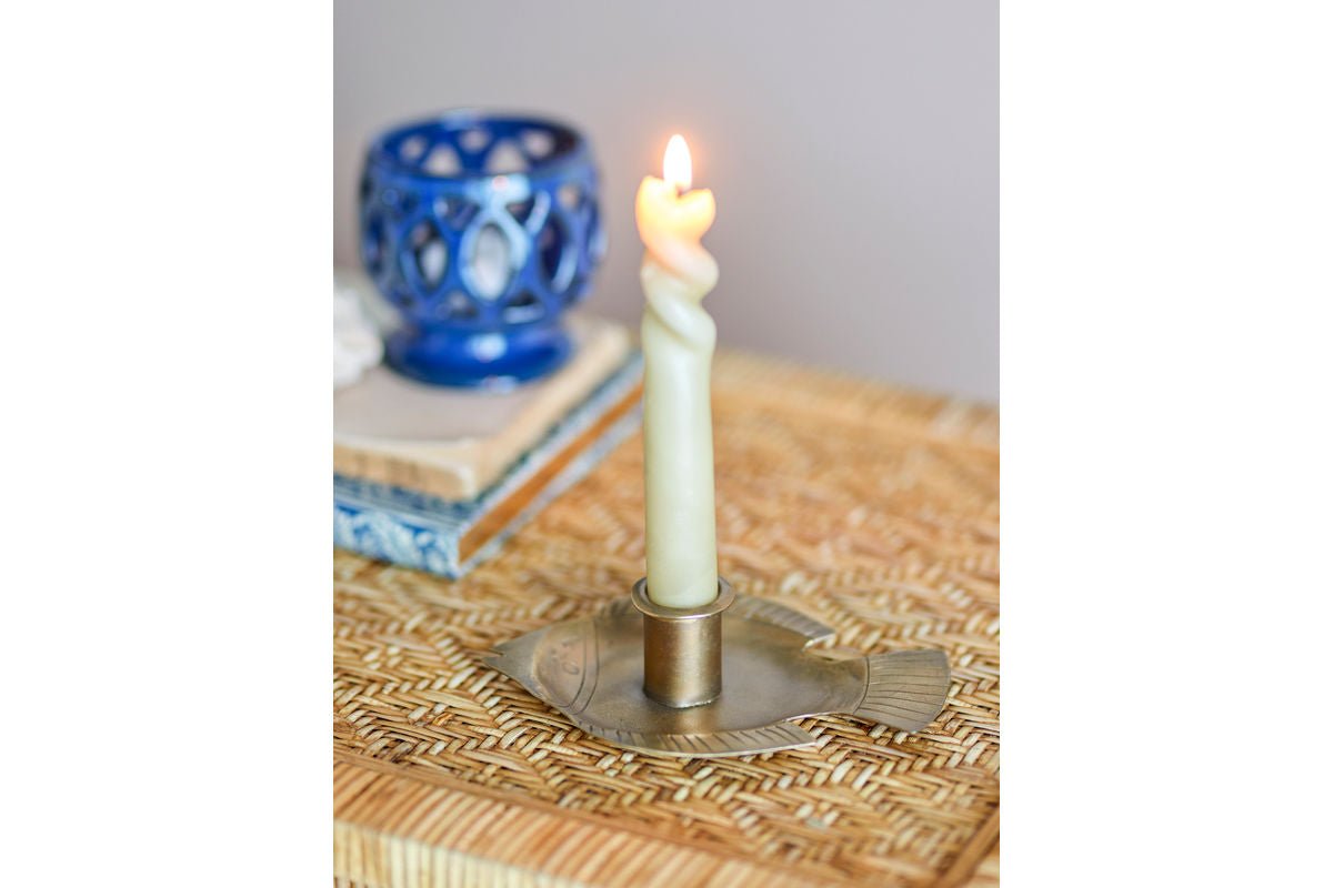 Luxusbetten24 Kerzenhalter „Pisaro“ – Metall in Goldoptik