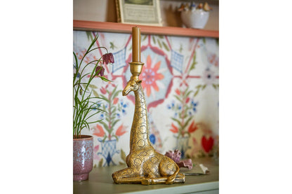 Kerzenhalter Savana Polyresin Goldoptik Stil Gold Dekorativ Wohnzimmer