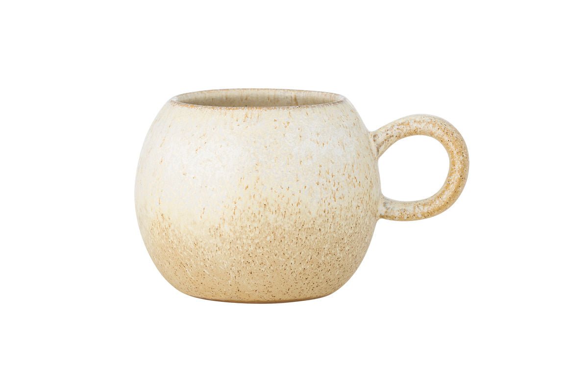 Luxusbetten24 Brisa Becher aus Steingut, Natur