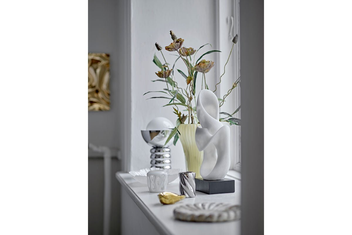 Luxusbetten24 Solene Vase Gelbes Glas Gelb