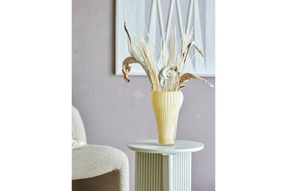 Luxusbetten24 Solene Vase Gelbes Glas Gelb