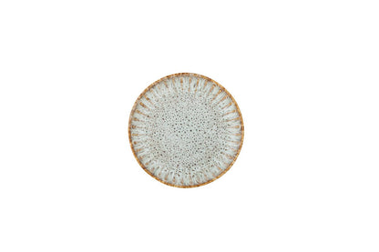 Luxusbetten24 Teller Arden Steingut Grau‑Beige Klassisches Modernes Essgeschirr